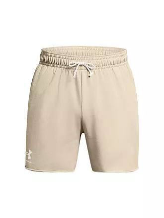 UNDER ARMOUR | Short UA Rival French Terry pour homme | camel